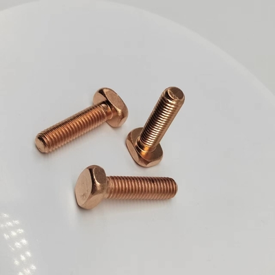 Tornos de cobre rojo de cabeza cuadrada Tornos de dientes mecánicos para carros de golf