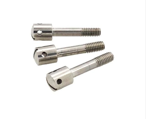 Tornos cautivos de capstan con ranuras de precisión DIN 404 Fijaciones roscadas compatibles con ISO en materiales personalizados de titanio de acero inoxidable