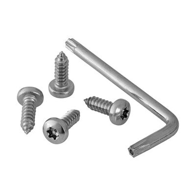 Tornillos de seguridad M10 30 de acero inoxidable con cabeza hexagonal externa, grosor personalizable, ideales para aplicaciones industriales