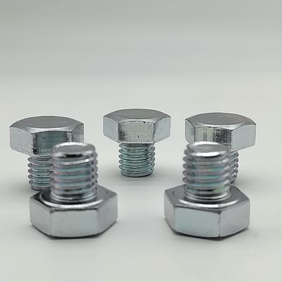 Tornillos hexagonales de alta resistencia para maquinaria pesada y construcción, a granel o en paquetes pequeños, acabado liso