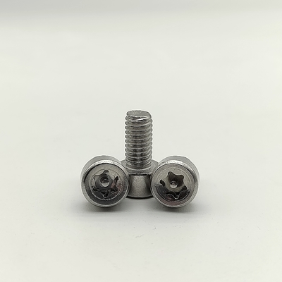 Tornillos de seguridad cincados con tipo de accionamiento personalizable, rendimiento no magnético, seguridad general, hardware Guanbiao