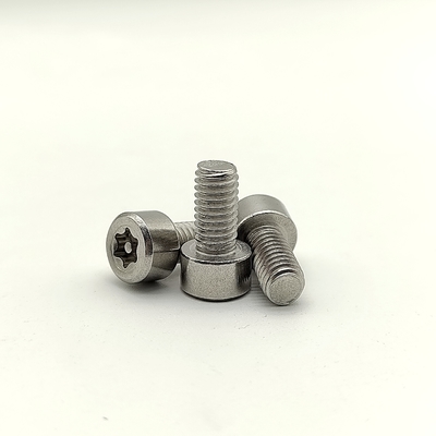 Tornillos de seguridad cincados con tipo de accionamiento personalizable, rendimiento no magnético, seguridad general, hardware Guanbiao