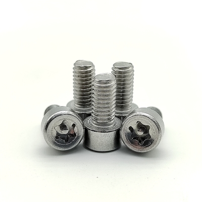 Tornillos de seguridad cincados con tipo de accionamiento personalizable, rendimiento no magnético, seguridad general, hardware Guanbiao