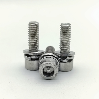 Tornos de tapa de seguridad no estándar A4-80 Triple para infraestructuras públicas Finitura de óxido negro con enchufe hexagonal Hardware de Guanbiao