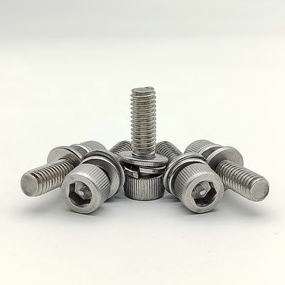 Tornillos de bloqueo de acero inoxidable de espesor personalizable, componentes hexagonales externos de alta resistencia, ideales para uso industrial y mecánico