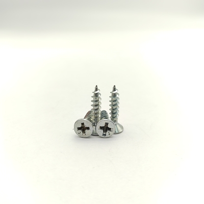 Parafusos de acero inoxidable con cabeza plana de Phillips M3-M8