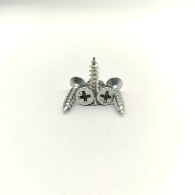 304 de acero inoxidable Phillips Tornos de cabeza plana de autoaplazamiento A2-70