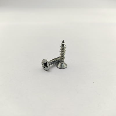 Parafusos de acero inoxidable con cabeza plana de Phillips M3-M8