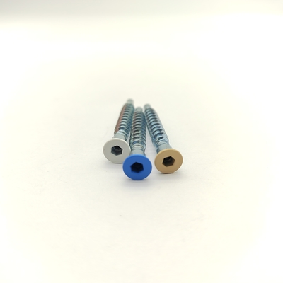 Tornillos para muebles de acero inoxidable 304 con cabeza avellanada y accionamiento hexagonal, autorroscantes, resistentes a la intemperie y la humedad
