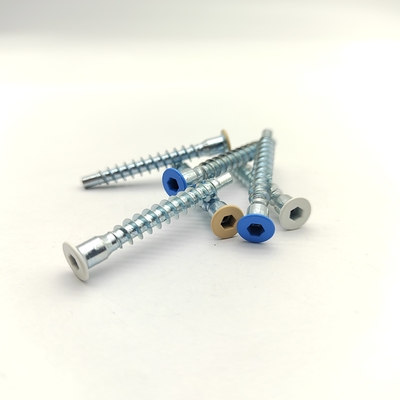 Tornillos para muebles de acero inoxidable 304 con cabeza avellanada y accionamiento hexagonal, autorroscantes, resistentes a la intemperie y la humedad