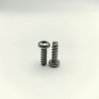 Tornillos autorroscantes de cabeza abotonada 304 SS Tipo B Punta Rombo A2-70 Pasivado para uso marino y exterior