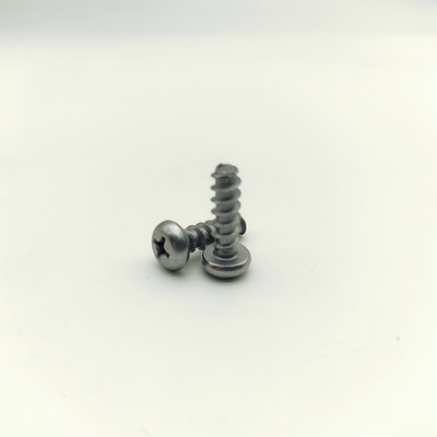Tornillos Autorroscantes de Cabeza Botón Tipo B, Zincados, para Chapa Metálica y Electrónica, con Punta Romba y Ranura Phillips