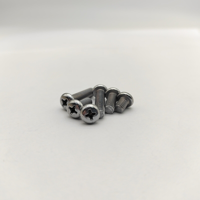 Tornillos de máquina con cabeza redonda Phillips de acero inoxidable 304 A2-70 DIN 7985