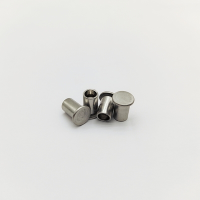 Remaches semi-tubulares de cabeza plana de acero inoxidable 304 DIN 7337 M3-M6