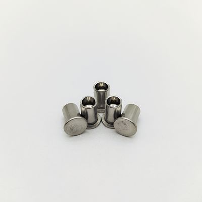 Remaches semi-tubulares de cabeza plana de acero inoxidable 304 DIN 7337 M3-M6