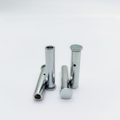 Nucleo de remachado de cabeza plana de acero inoxidable M3-M8 Revestido de zinc
