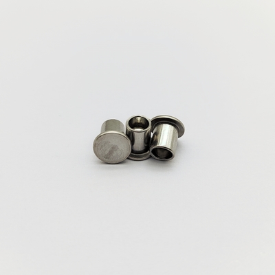A2 Rivets semitubulares de cabeza plana de acero inoxidable M2-M6