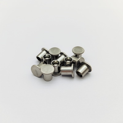 Rivetes de precisión pequeños semitúbulares - de alta resistencia de acero inoxidable - de M2 a M6 - para dispositivos e instrumentos médicos