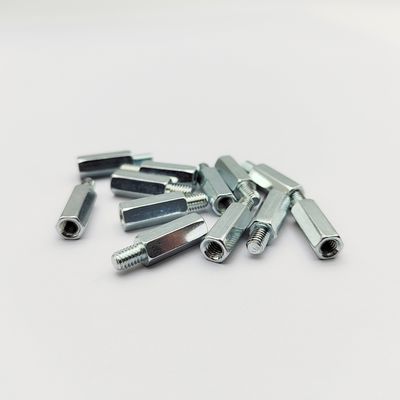 Tornillo separador hexagonal de acero inoxidable M3-M6 para PCB, con recubrimiento azul-zinc