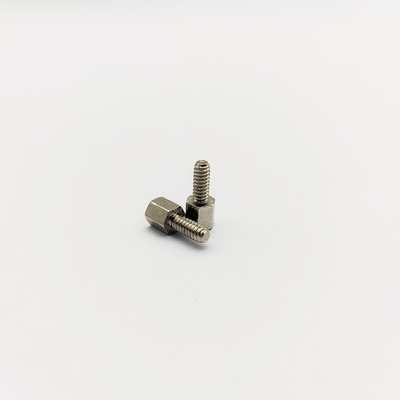Tornillo separador hexagonal 316 de acero inoxidable #4-40 de 12 mm electropulido