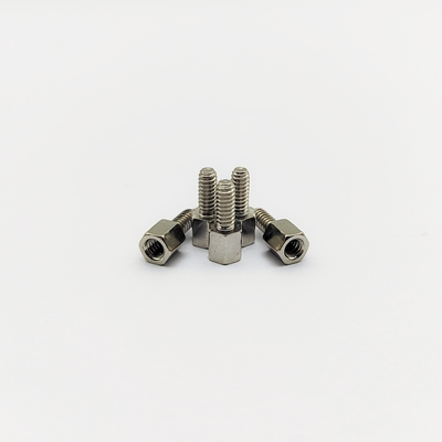 Tornillo separador hexagonal 316 de acero inoxidable #4-40 de 12 mm electropulido