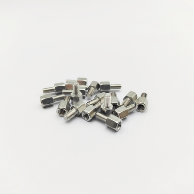 Separador hexagonal M3 de acero inoxidable A4-80, 11mm macho-hembra, electropulido