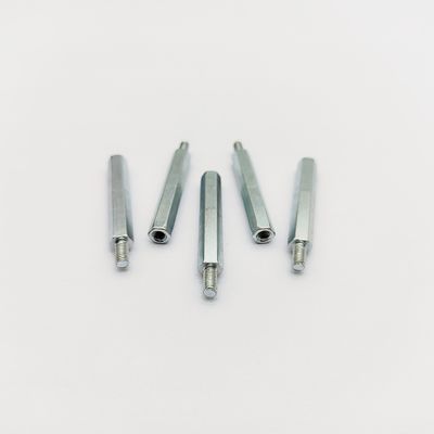 Separador hexagonal de acero inoxidable A4-80 M3-M8, 31 mm de longitud, con revestimiento de zinc azul