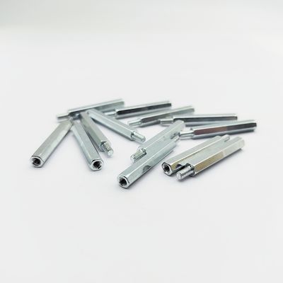 Separador hexagonal de acero inoxidable A4-80 M3-M8, 31 mm de longitud, con revestimiento de zinc azul