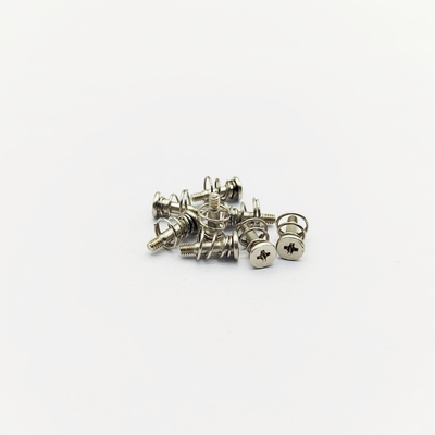 Tornillos de resorte para disipador M2, longitud 10 mm, rosca 2,5 mm, cabeza Phillips