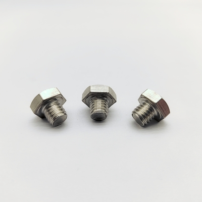 M8 Cerro de cromo 12.3mm longitud 13mm cabeza hexagonal de acero inoxidable