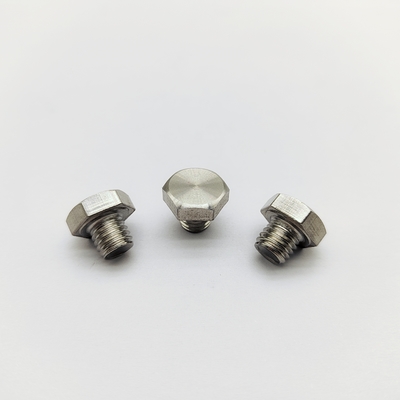 M8 Cerro de cromo 12.3mm longitud 13mm cabeza hexagonal de acero inoxidable