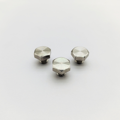M8 Cerro de cromo 12.3mm longitud 13mm cabeza hexagonal de acero inoxidable