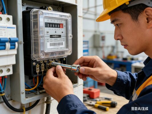 Instalación del medidor eléctrico zincado personalizar puede personalizar como su dibujo y diseño