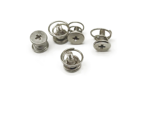 Tornillos niquelados materiales por resorte estándar del M2 M2.5 M3 C1022 SEMS del tornillo del estruendo