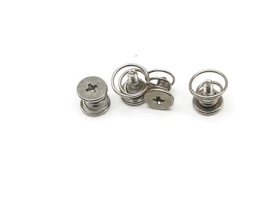 Tornillos niquelados materiales por resorte estándar del M2 M2.5 M3 C1022 SEMS del tornillo del estruendo