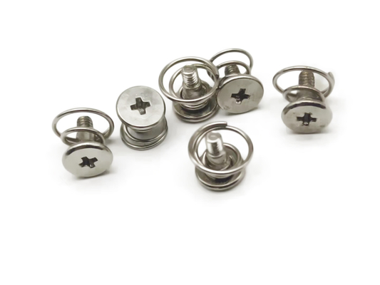 Tornillos niquelados materiales por resorte estándar del M2 M2.5 M3 C1022 SEMS del tornillo del estruendo