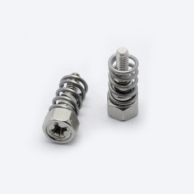 CPU equipo de resorte cargado tornillo C1008 de acero inoxidable de rosca con roscas JIS estándar