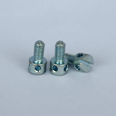 Cabeza cilíndrica con agujero Tornos de medidor de hilo grueso, tornillos de sellado de hierro galvanizado o acero inoxidable para instrumentos