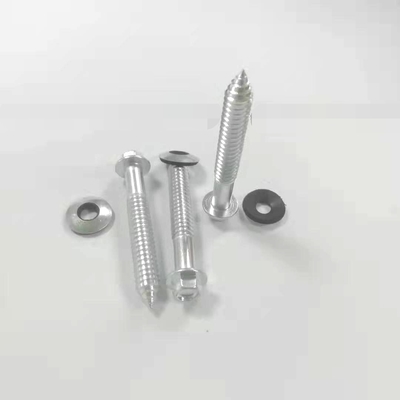 Los tornillos de acero inoxidable con lavadora de caucho 5.85x5.85 Los tornillos de techo con lavadora de hormigón