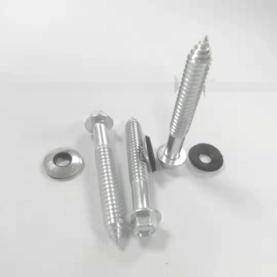 Tornillo penetrante Ss 304, tornillos penetrantes de acero inoxidables de la cabeza del reborde que cubren los tornillos con la lavadora