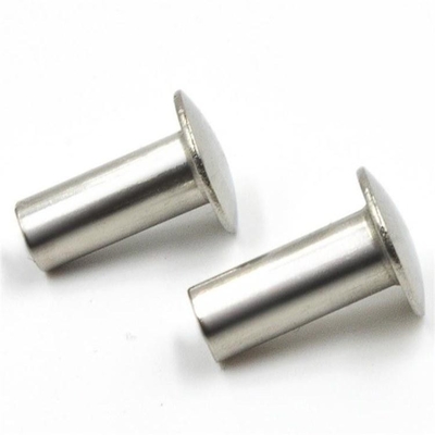 Pan Head Aluminum Semi Tubular clava estándar del GB del material SUS304