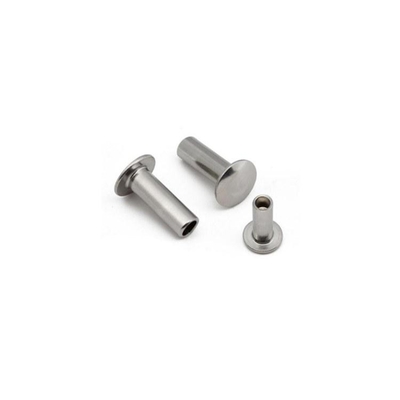 Pan Head Aluminum Semi Tubular clava estándar del GB del material SUS304
