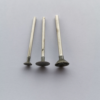 6m m Diamond Rotary Burr Drill Bit con la caña de 3m m para la herramienta rotatoria Diamond Nail Head Deburring Tool