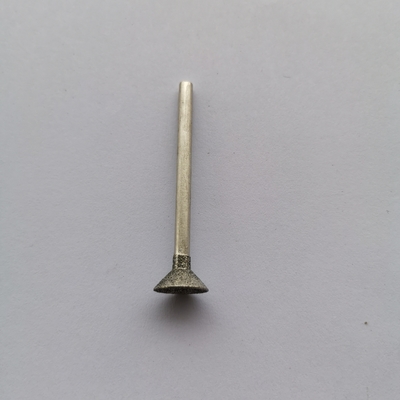 6m m Diamond Rotary Burr Drill Bit con la caña de 3m m para la herramienta rotatoria Diamond Nail Head Deburring Tool