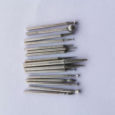 6m m Diamond Rotary Burr Drill Bit con la caña de 3m m para la herramienta rotatoria Diamond Nail Head Deburring Tool