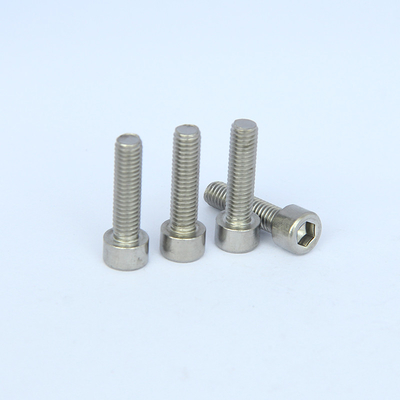 Parafusos de cabeza cilíndrica Allen M5 para máquinas de acero inoxidable parafusos de material plateado SS316