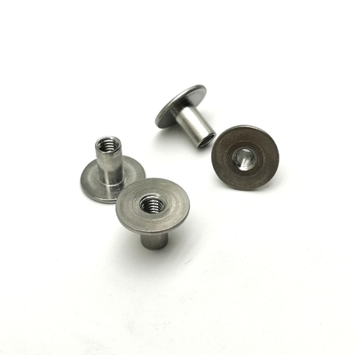 Rivets huecos de acero inoxidable, 13x10 mm Rivets tubulares para cabeza de toma de metal