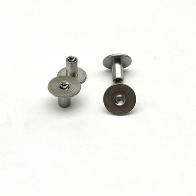 Rivets huecos de acero inoxidable, 13x10 mm Rivets tubulares para cabeza de toma de metal