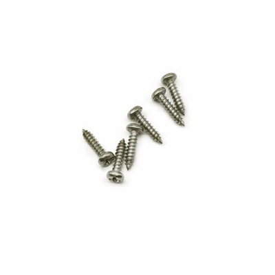 Tornillos de acero inoxidables penetrantes para el metal, Ss Pan Head Self Tapping Screw