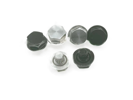 Remaches de acero inoxidables HEX12.5x12.3 316, remaches decorativos del tornillo del estándar de JIS